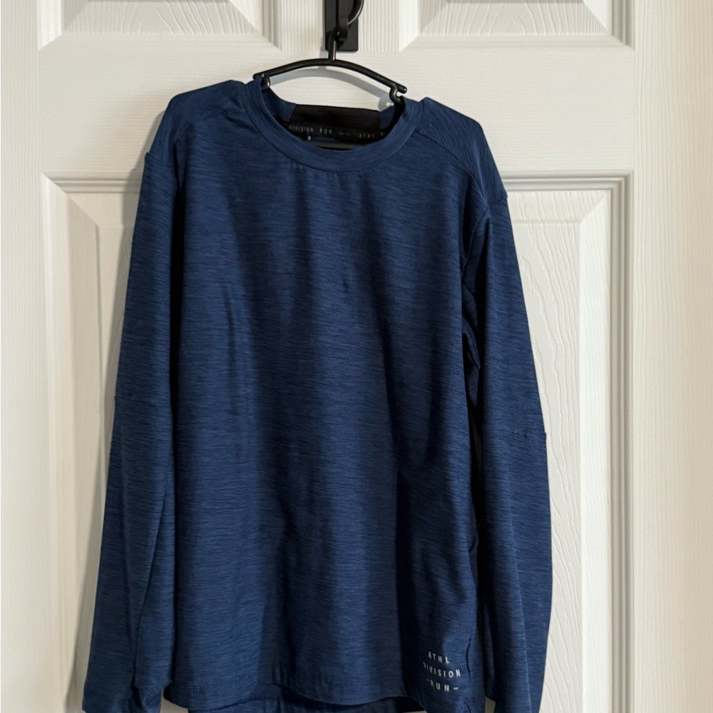 Athletic Works Navy Long Sleeve Top